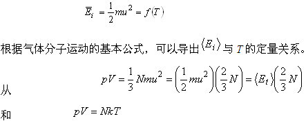 分子平均動能與溫度的關(guān)系
