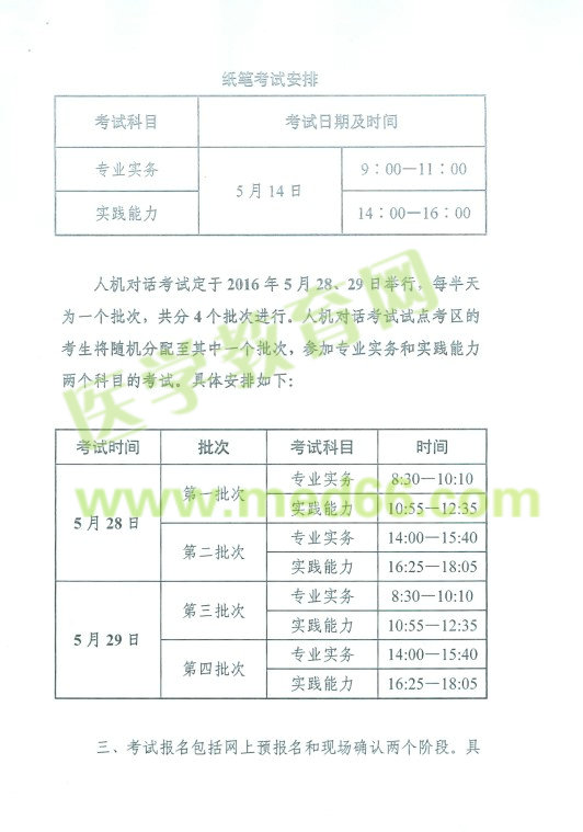 2016年護(hù)士考試報名人機對話考試省市通知