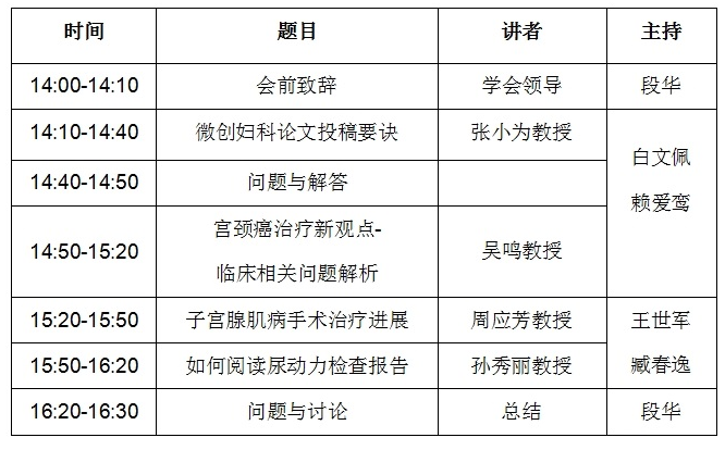 2016年北京醫(yī)學(xué)會(huì)婦產(chǎn)科學(xué)分會(huì)第四次繼續(xù)教育沙龍通知