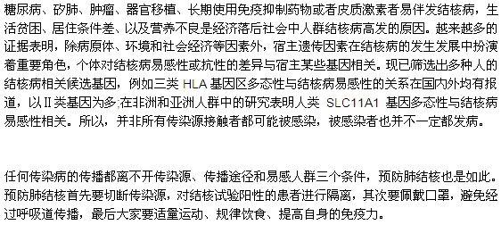 哪些人最容易感染肺結(jié)核？