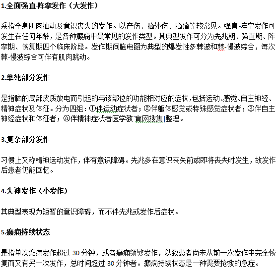 癲癇發(fā)作時有哪些常見表現(xiàn)？