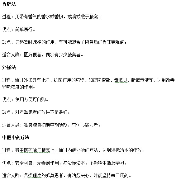 怎樣能夠簡單有效地解決腋臭煩惱？