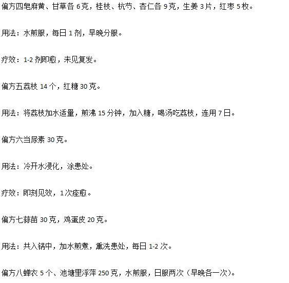 爸爸媽媽們知道小兒蕁麻疹的輔助治療偏方嗎？