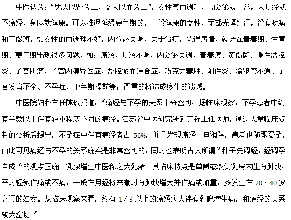 女性痛經(jīng)會導(dǎo)致不孕嗎？