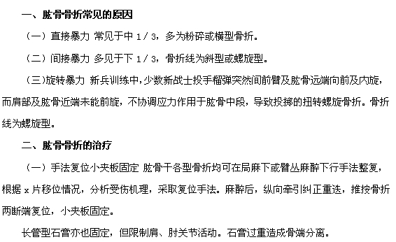 肱骨骨折常見(jiàn)的原因及治療方法