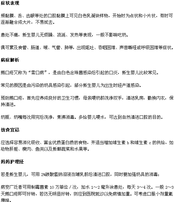 鵝口瘡