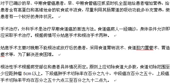 得了食管癌是否能夠治愈？