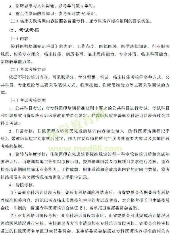 ?？漆t(yī)師培訓標準總則
