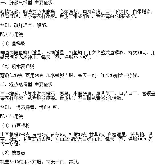 宮頸癌患者食療止痛的方法有哪些？