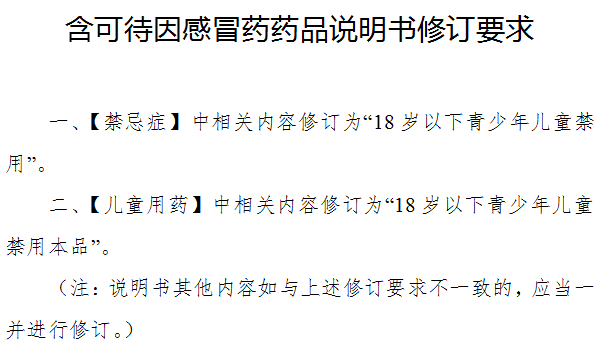 .少年禁止服用可待因，還有這些中成藥需要注意