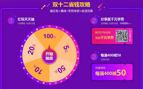 爽十二活動 執(zhí)業(yè)藥師課程能省多少錢？