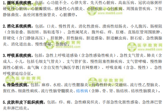 2019年護士資格考試考哪些疾病的護理？哪些是重點