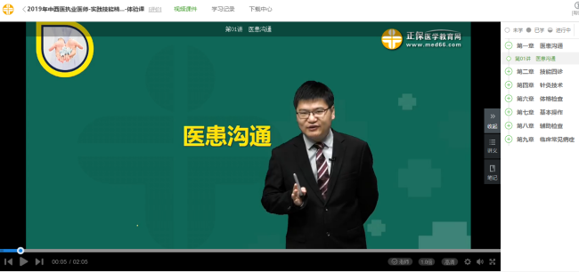 2019中西醫(yī)執(zhí)業(yè)醫(yī)師實(shí)踐技能《醫(yī)患溝通》重要考點(diǎn)視頻解析！