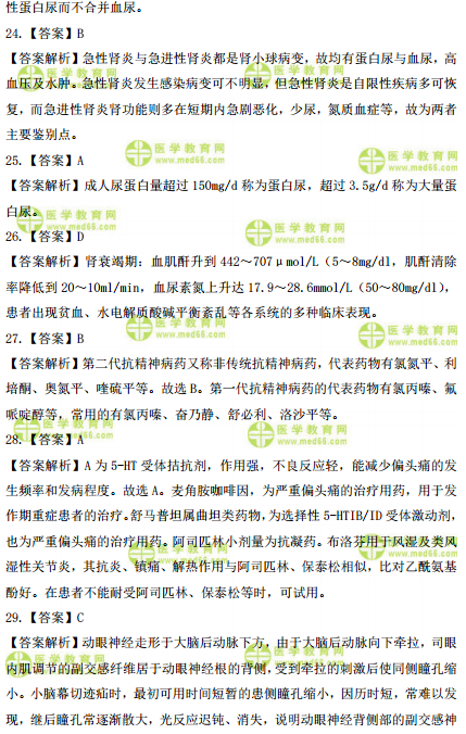 2019年臨床執(zhí)業(yè)醫(yī)師高頻試題 第三單元 150題！