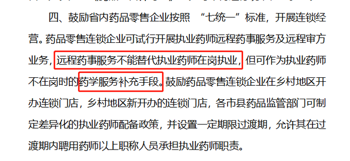 官宣！遠(yuǎn)程藥事服務(wù)不能替代執(zhí)業(yè)藥師在崗執(zhí)業(yè)！