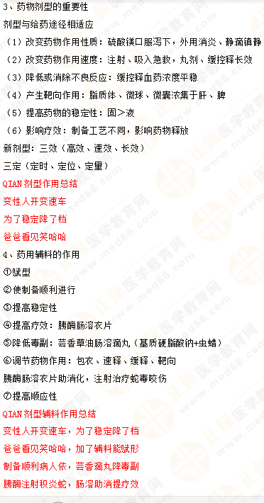 2019年執(zhí)業(yè)藥師《藥一》的藥劑學，5分鐘經(jīng)典回顧！