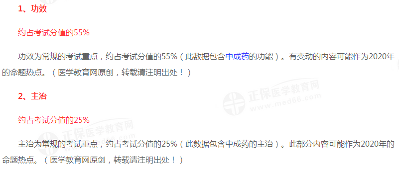 【學(xué)習(xí)計劃表】15周掌握2020年執(zhí)業(yè)藥師《中藥二》重難點！_副本_副本1