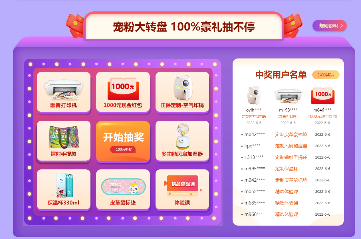 轉盤抽獎