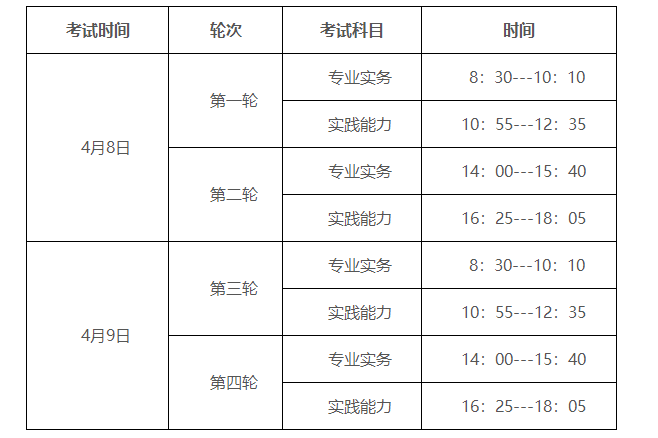 考試時(shí)間